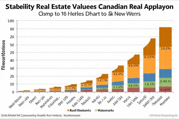 Canadian real estate market stability graph