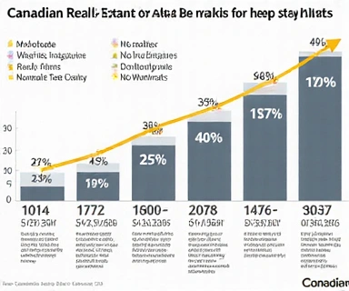 Canadian real estate market growth chart