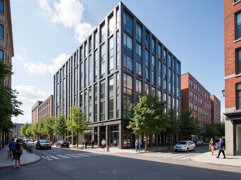 Mixed-use development in Montreal